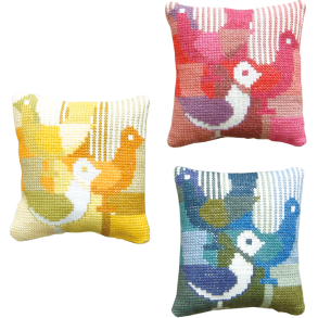 Fugle, rd, gul & bl AW