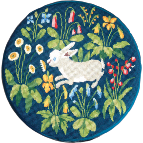 Kaninpude, rund, uldgarn GB