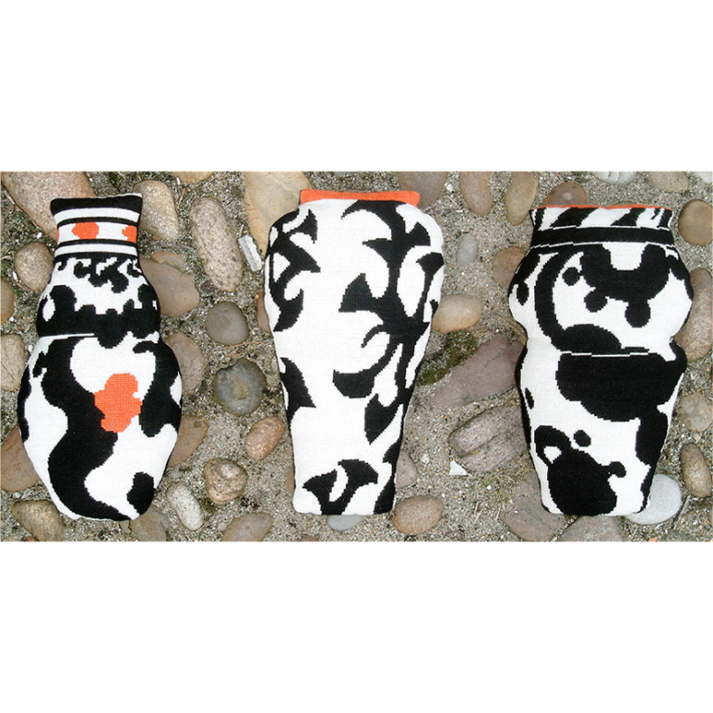 Krukke  ""bindebll 1, 2 &amp; 3"", uldgarn IMR