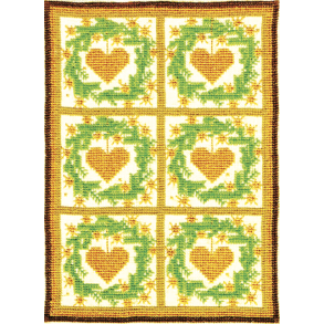 Vindue med kranse EH