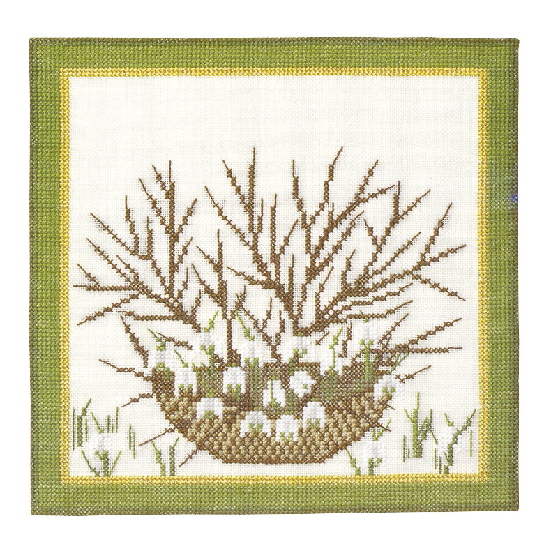Blomster i kurv, kal.01.94 EH