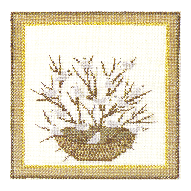 Blomster i kurv, kal.02.94 EH