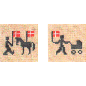 Fdselsdagskort, 2 stk PA