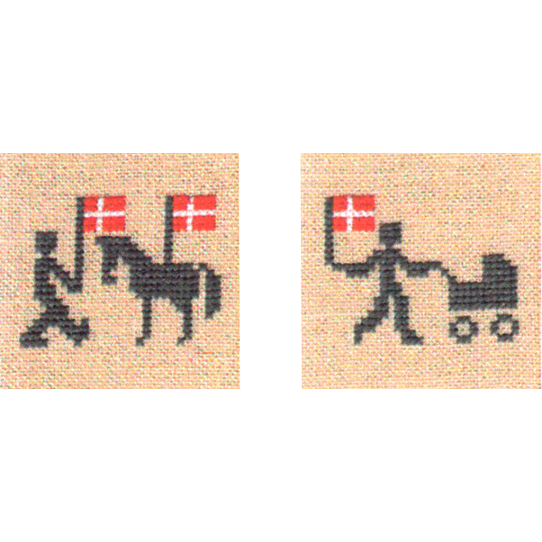 Fdselsdagskort, 2 stk PA