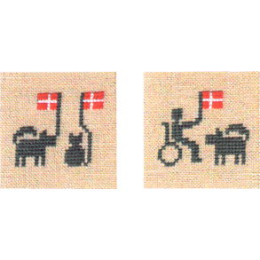 Fdselsdagskort, 2 stk PA