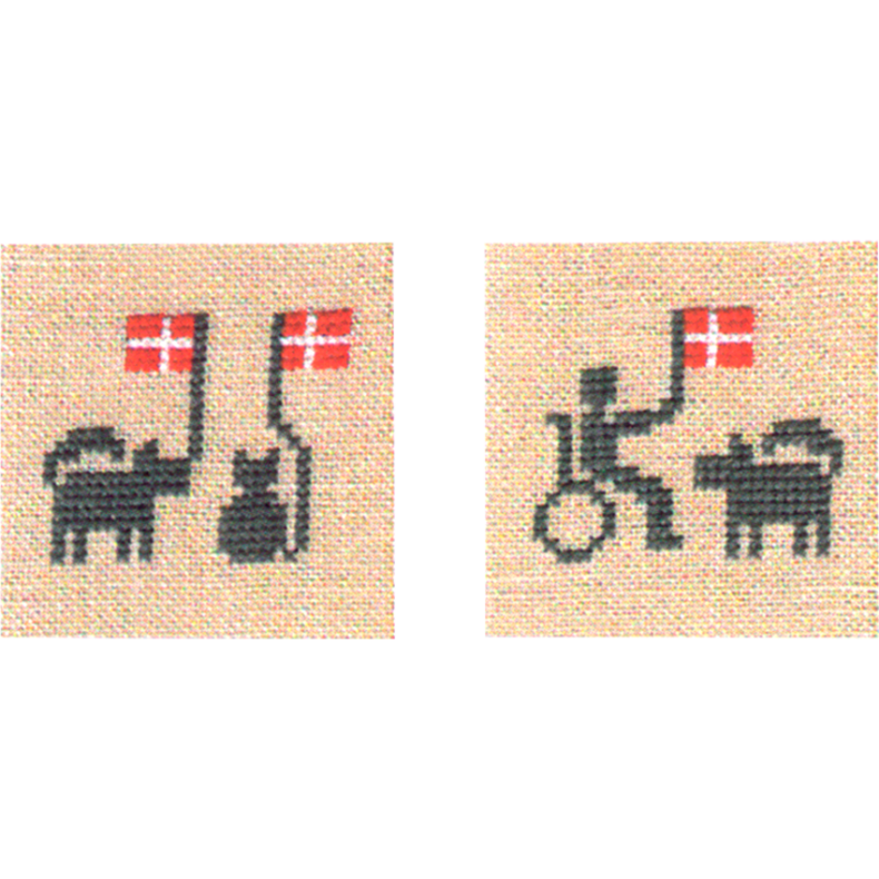 Fdselsdagskort, 2 stk PA